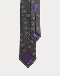 Pin Dot Peau de Soie Tie
