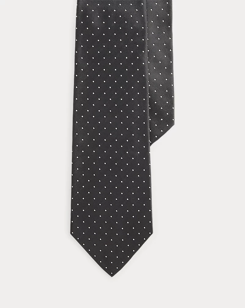 Pin Dot Peau de Soie Tie