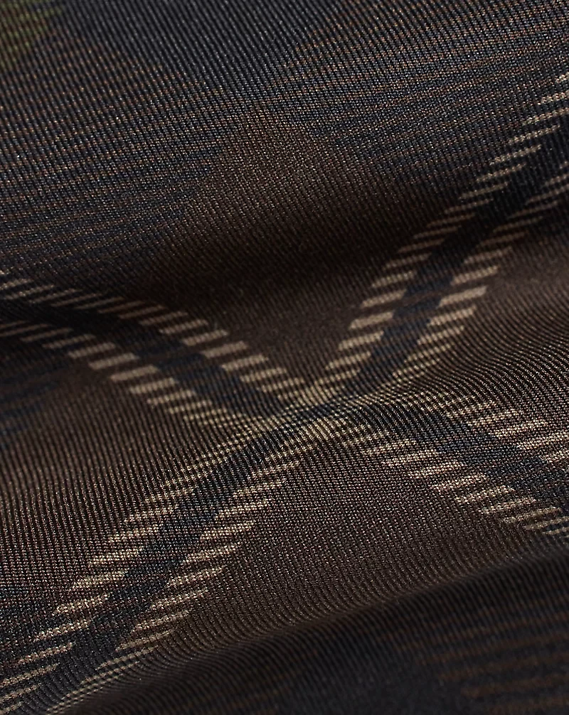 Plaid-Print Silk Tie