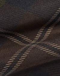 Plaid-Print Silk Tie