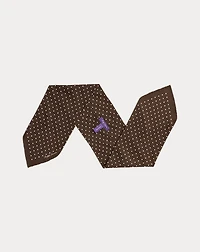 Polka-Dot Cashmere-Silk Neckerchief