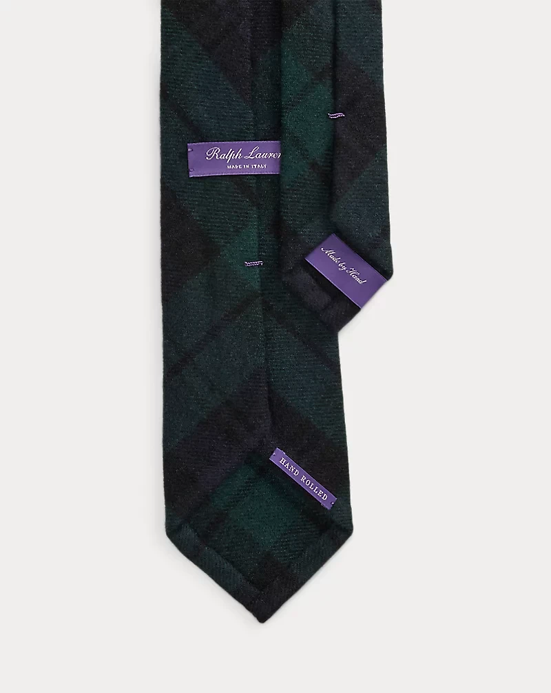 Plaid Cashmere Tie