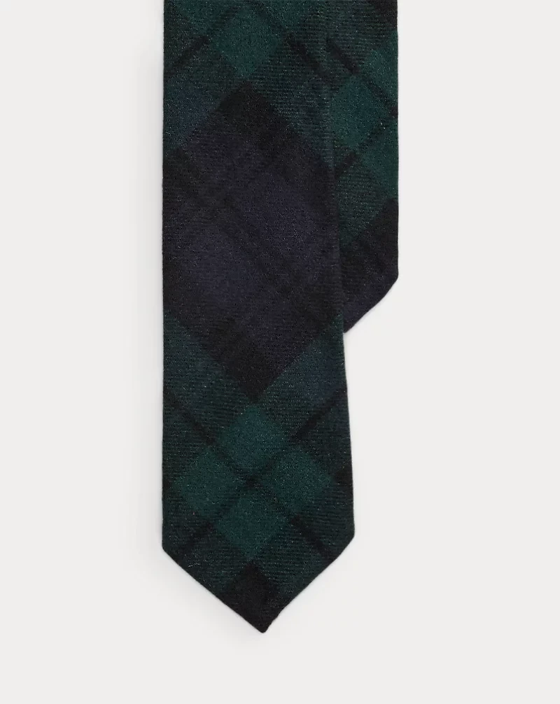 Plaid Cashmere Tie