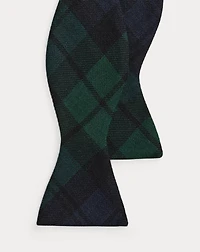 Plaid Cashmere-Silk Bow Tie