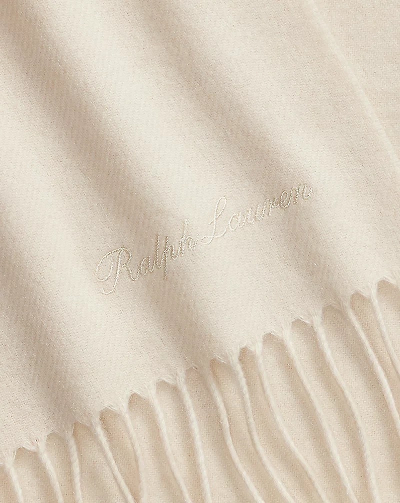 Fringe Cashmere Scarf