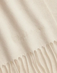 Fringe Cashmere Scarf