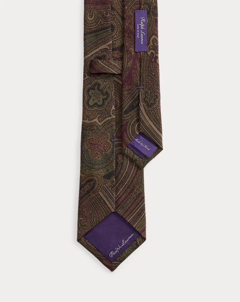 Paisley Cashmere-Silk Tie