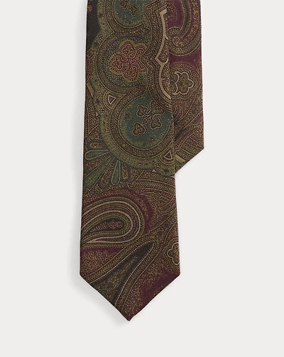 Paisley Cashmere-Silk Tie