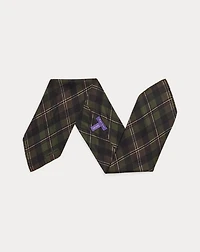 Plaid Cashmere-Silk Neckerchief
