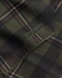 Plaid Cashmere-Silk Neckerchief