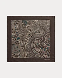 Paisley Cashmere-Silk Pocket Square