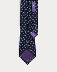 Linked-Diamonds Silk Tie