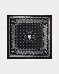 Western Cashmere-Silk Square Scarf