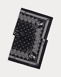 Western Cashmere-Silk Square Scarf