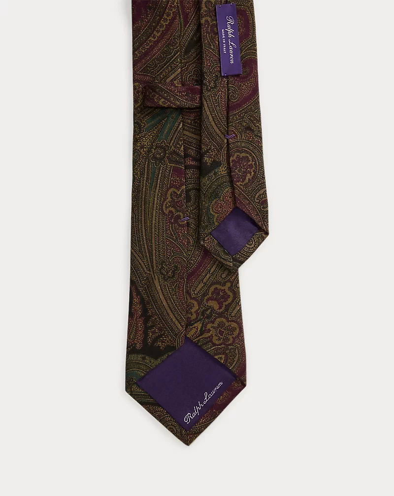 Paisley Cotton-Cashmere Tie