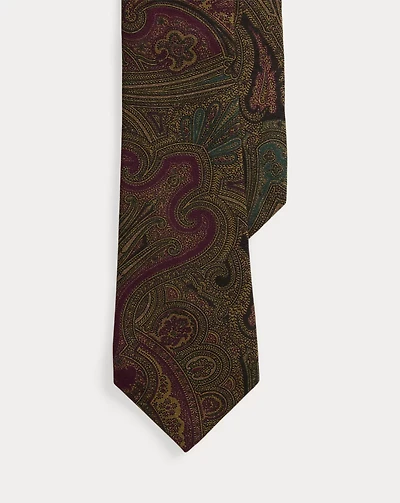 Paisley Cotton-Cashmere Tie