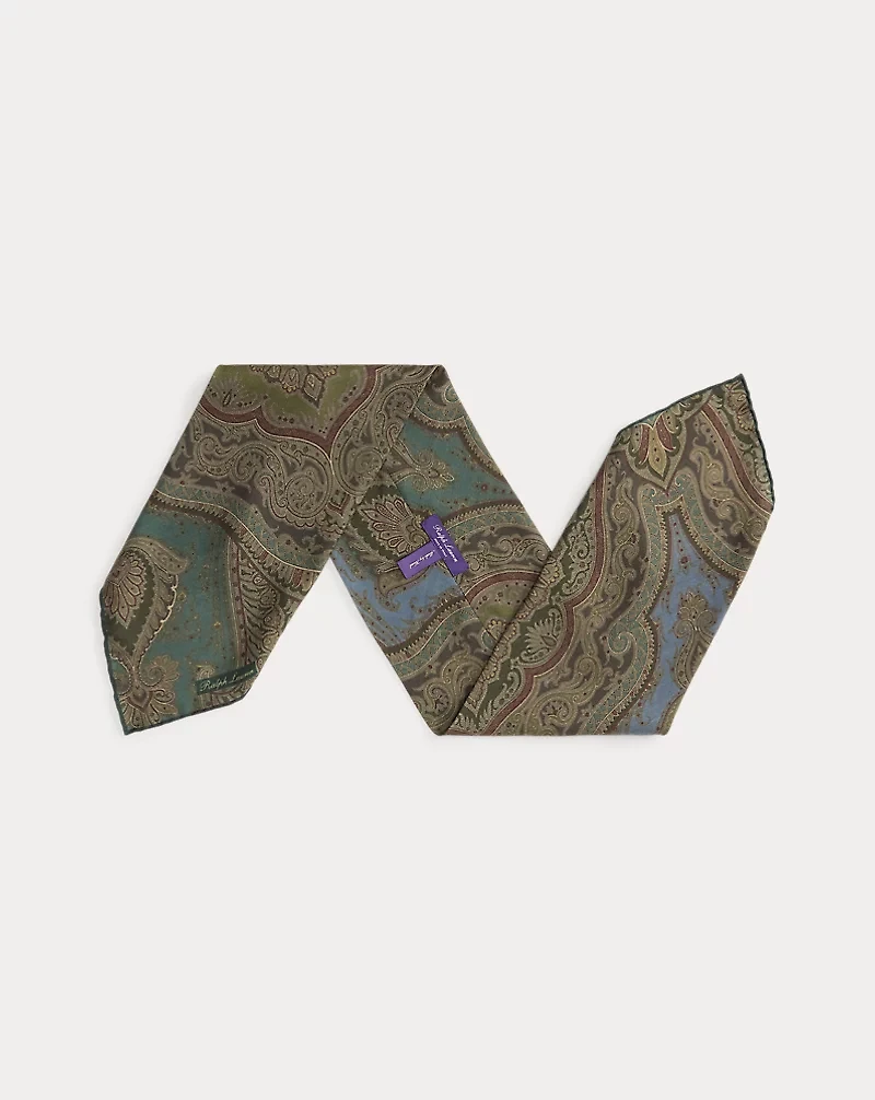 Paisley Cashmere-Silk Neckerchief