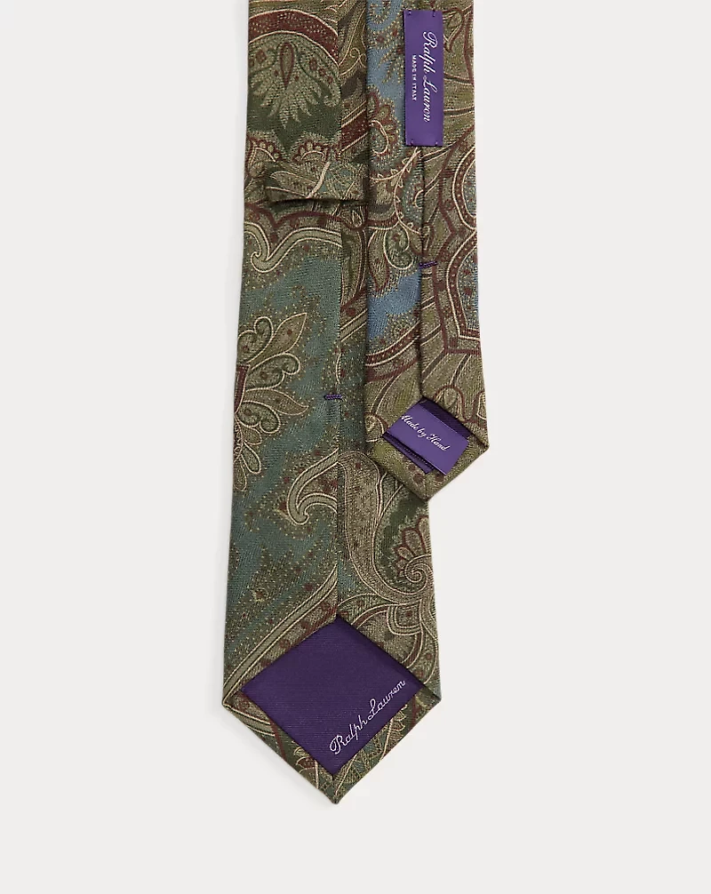 Paisley Cashmere-Silk Tie