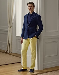 Gregory Hand-Tailored Silk-Linen Trouser