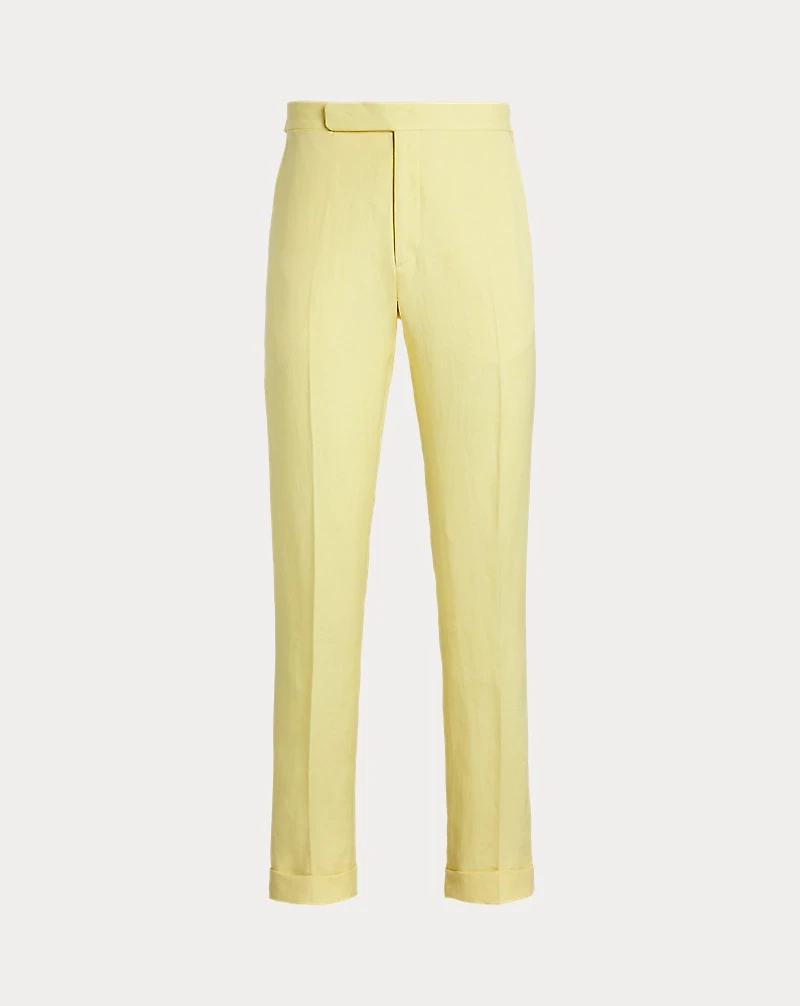 Gregory Hand-Tailored Silk-Linen Trouser