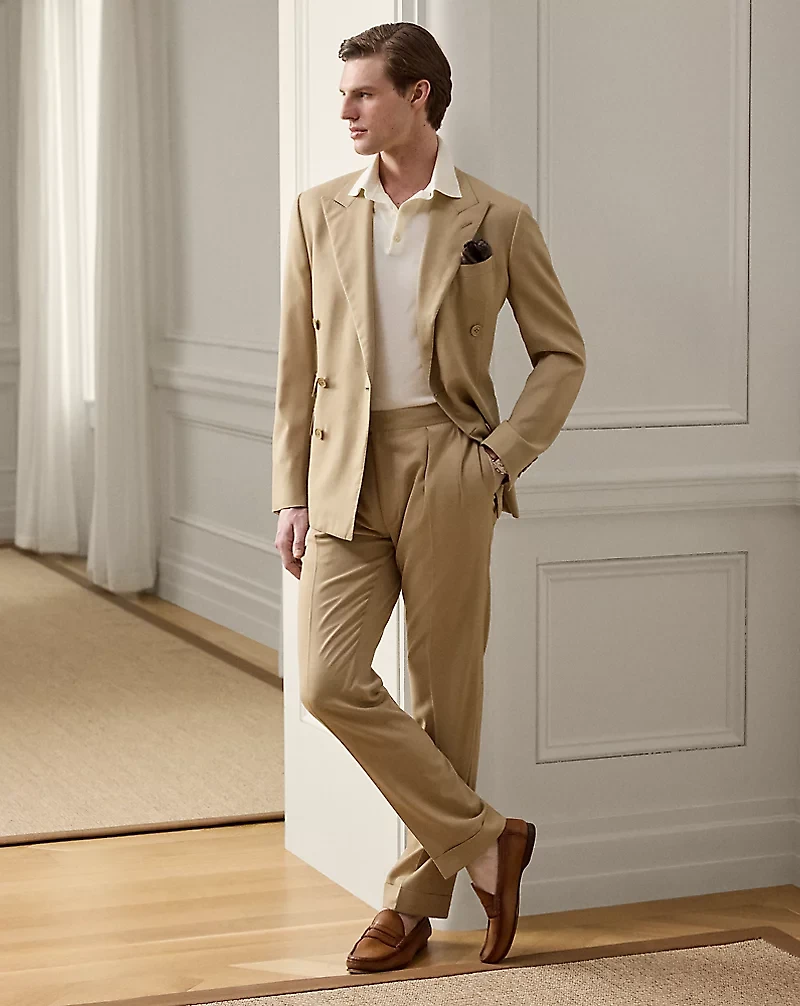 Gregory Hand-Tailored Wool Suit Trouser