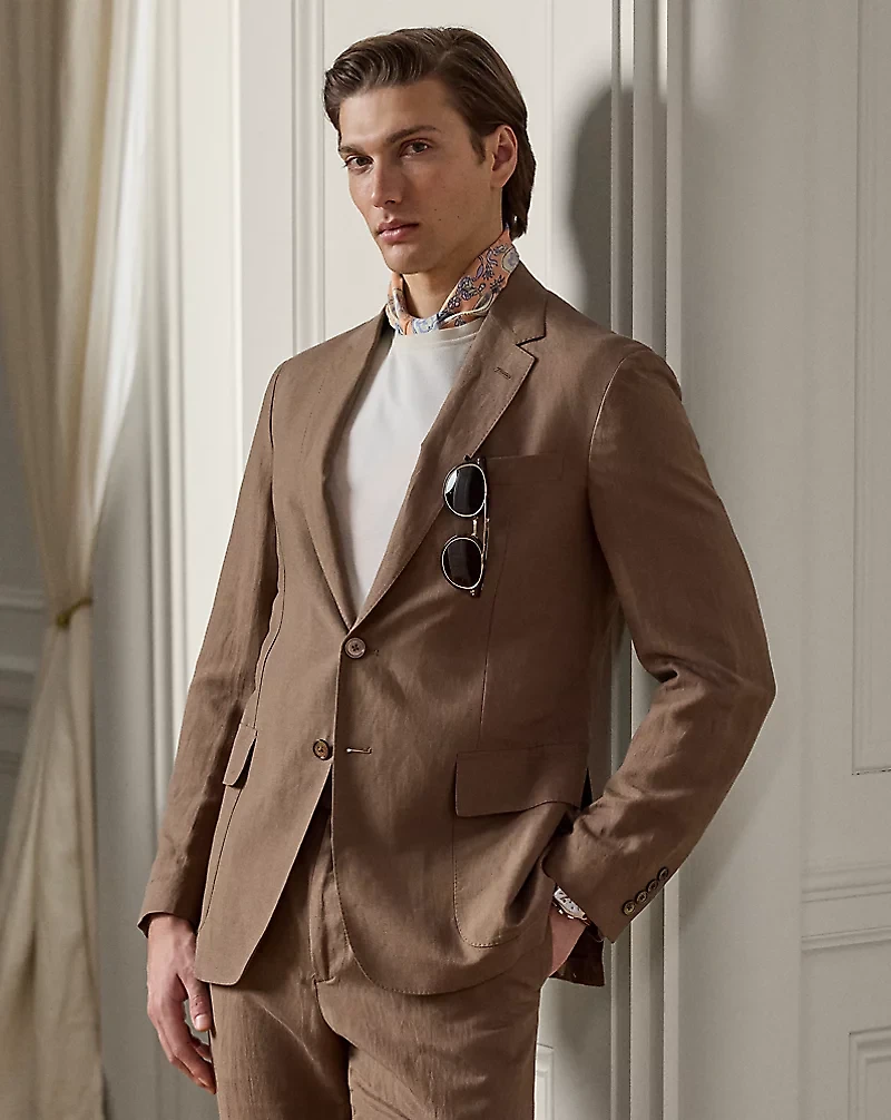 Hadley Hand-Tailored Silk-Linen Jacket