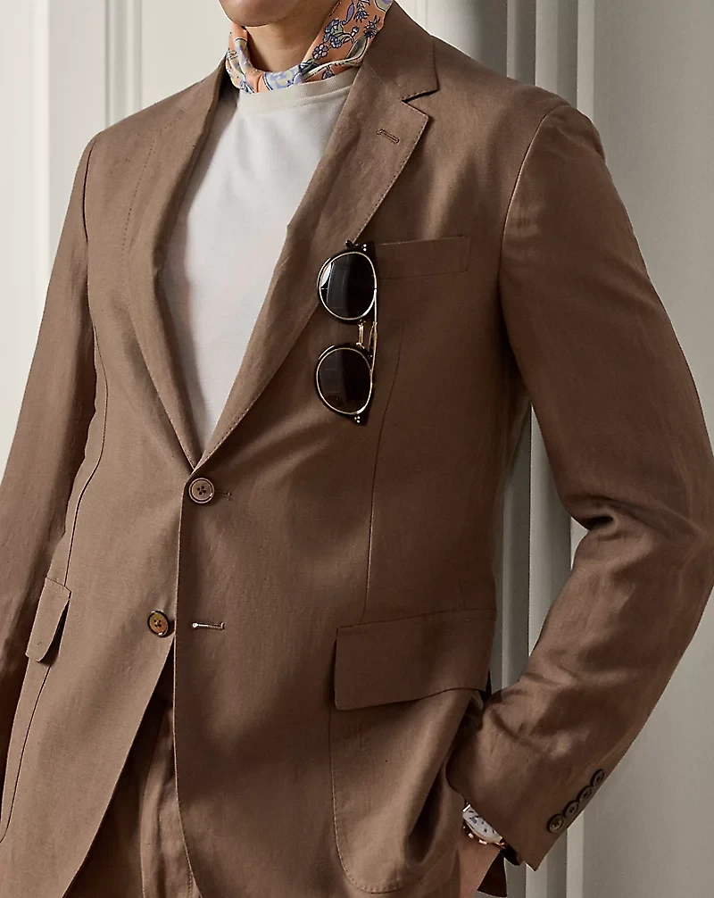 Hadley Hand-Tailored Silk-Linen Jacket