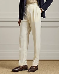 Hand-Tailored Wool Gabardine Trouser