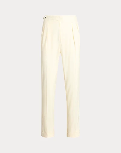 Hand-Tailored Wool Gabardine Trouser