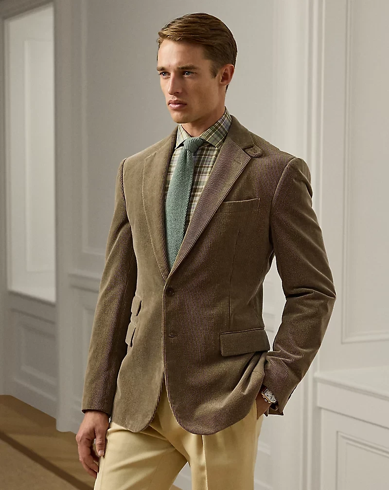 Kent Hand-Tailored Corduroy Suit Jacket