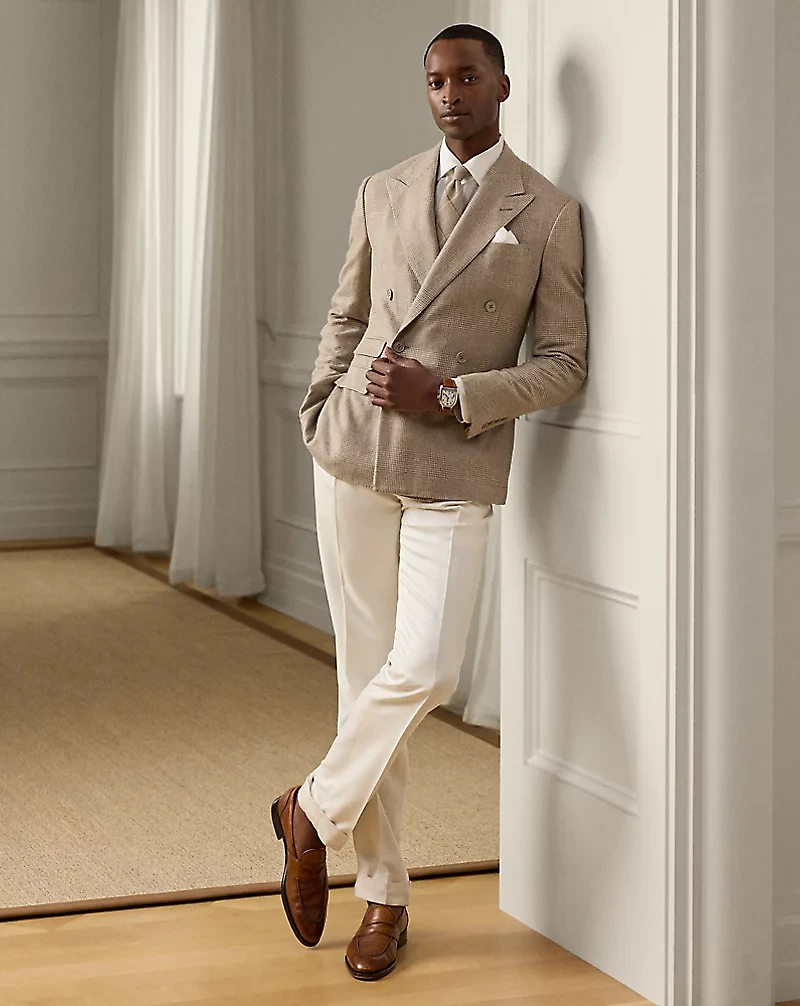 Gregory Hand-Tailored Silk Trouser