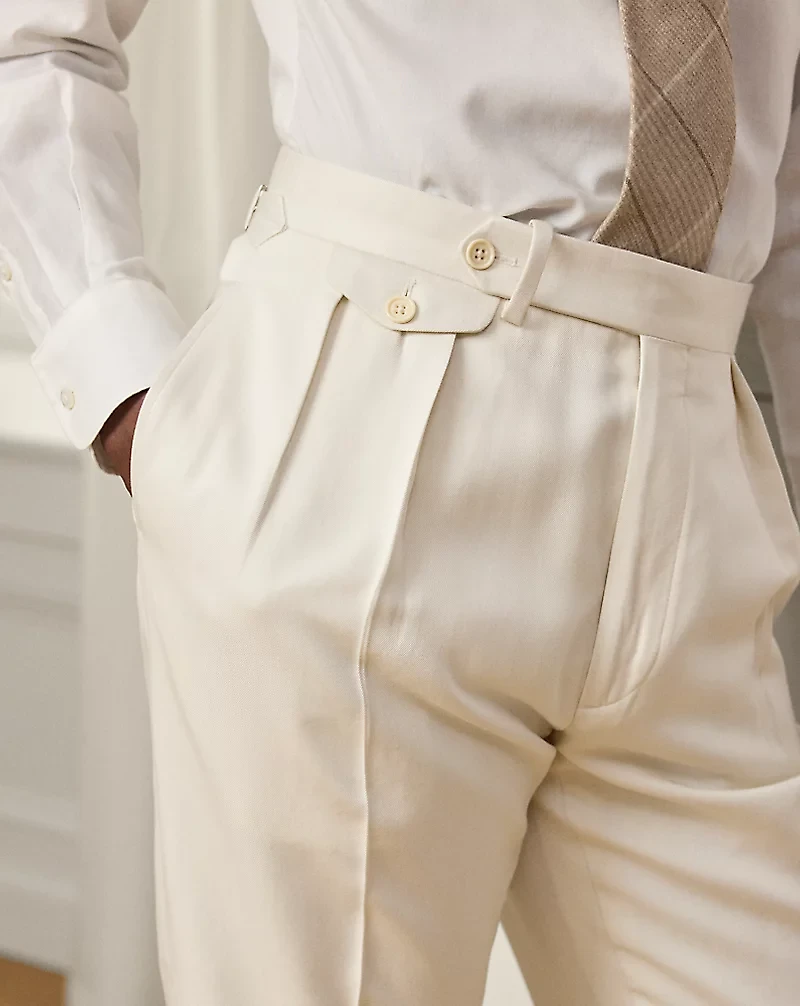 Gregory Hand-Tailored Silk Trouser