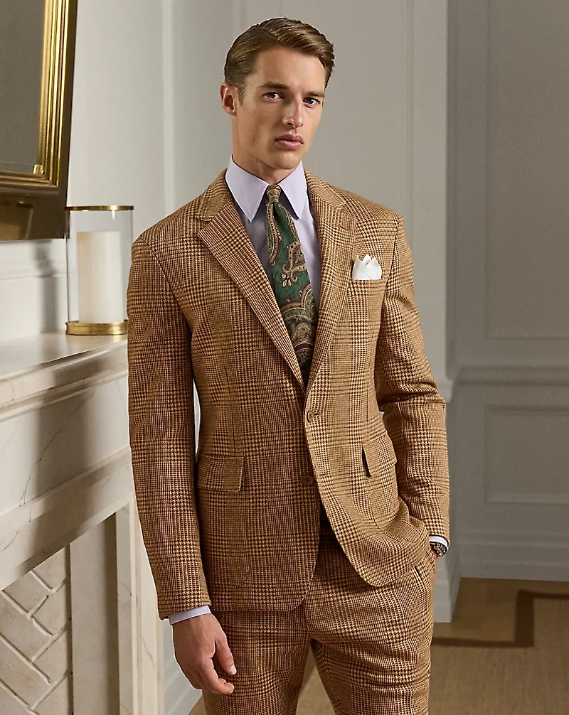 Hadley Hand-Tailored Plaid Jersey Jacket