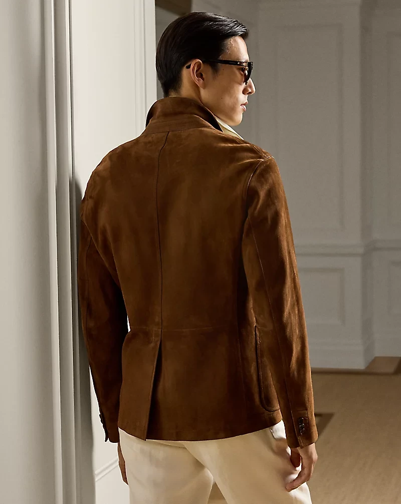 Hand-Tailored Suede Sport Coat