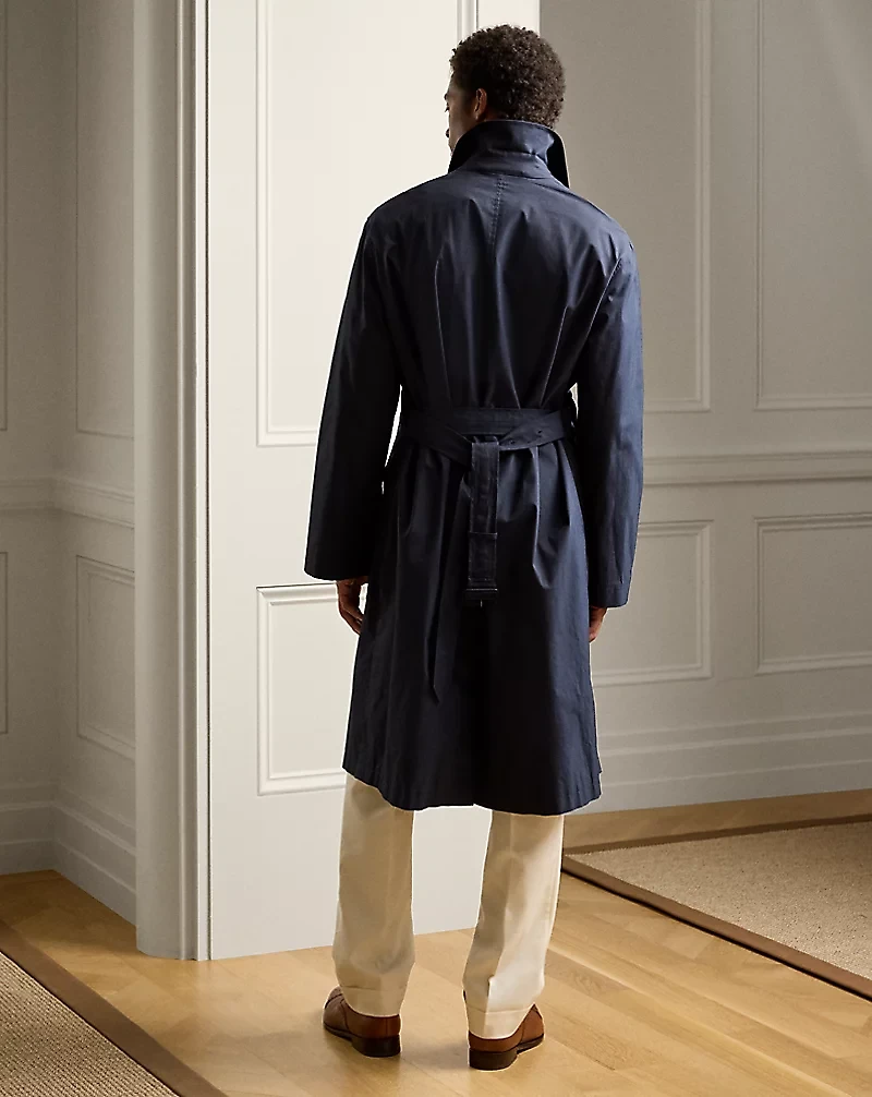 Hand-Tailored Packable Balmacaan Coat