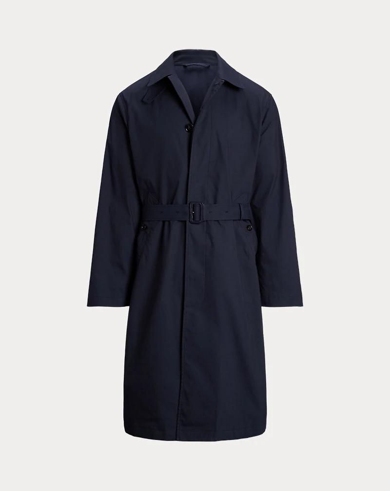 Hand-Tailored Packable Balmacaan Coat