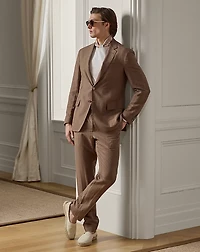 Hand-Tailored Silk-Linen Suit Trouser
