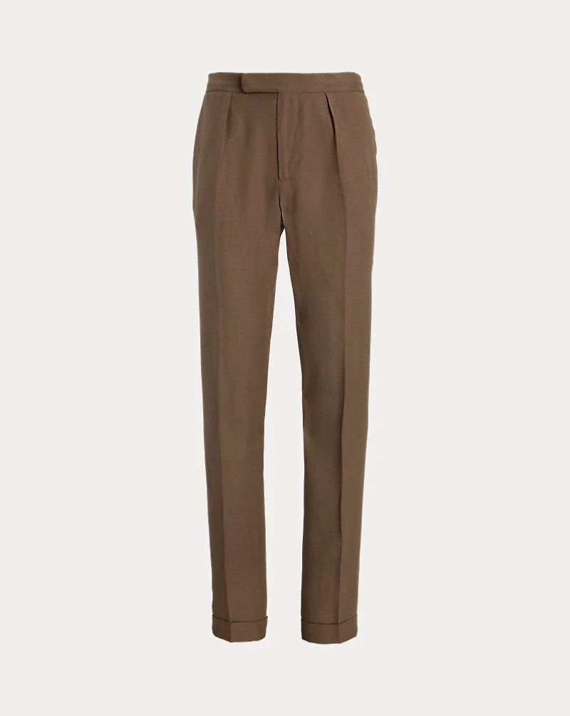 Hand-Tailored Silk-Linen Suit Trouser