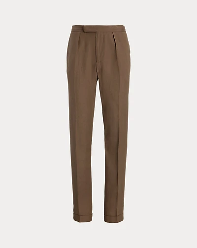 Hand-Tailored Silk-Linen Suit Trouser