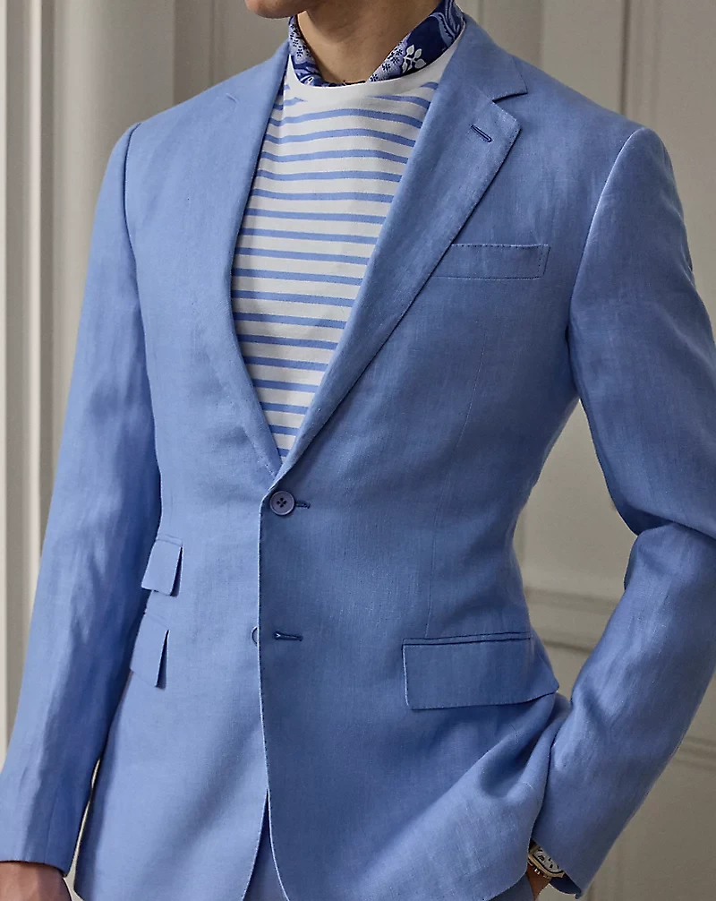 Kent Hand-Tailored Linen Suit Jacket