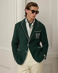 Hand-Tailored Embroidered Terry Blazer