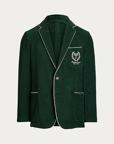 Hand-Tailored Embroidered Terry Blazer
