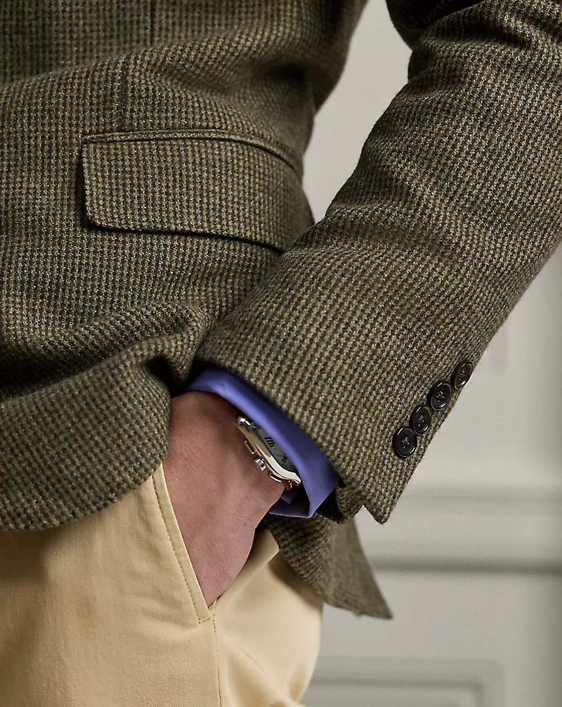 Kent Hand-Tailored Tick-Weave Sport Coat