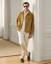 Burnham Hand-Tailored Suede Jacket