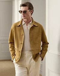 Burnham Hand-Tailored Suede Jacket