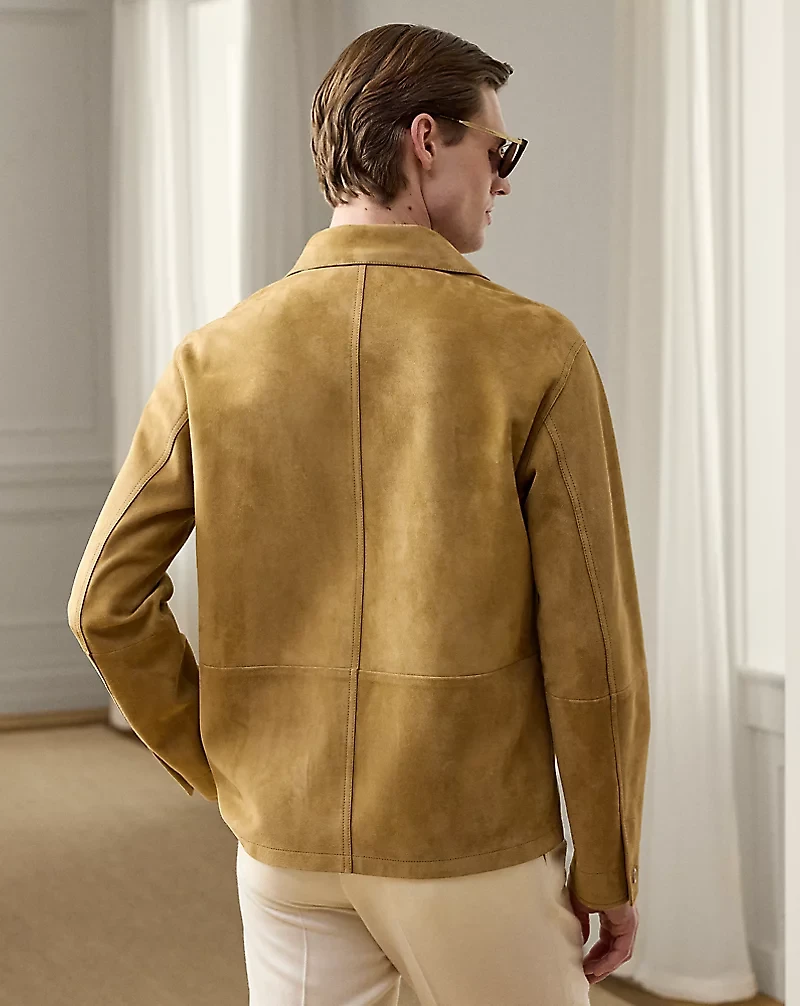 Burnham Hand-Tailored Suede Jacket