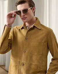 Burnham Hand-Tailored Suede Jacket