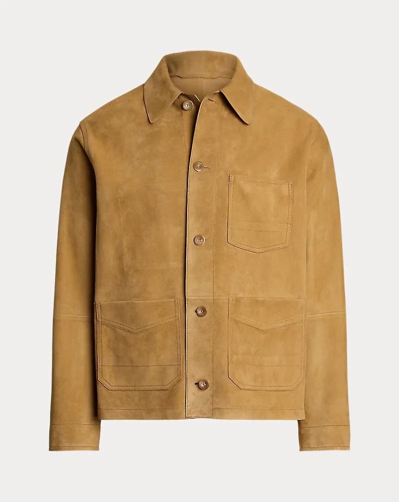 Burnham Hand-Tailored Suede Jacket