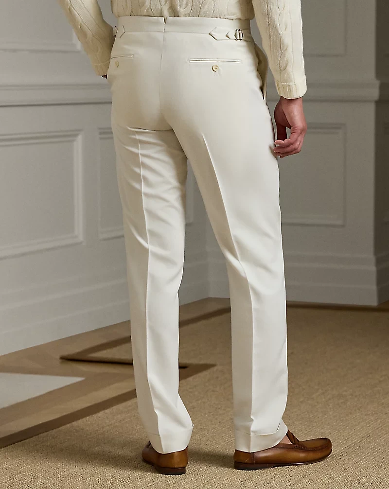 Gregory Hand-Tailored Silk Suit Trouser