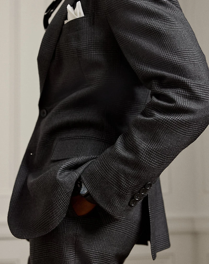 Kent Hand-Tailored Plaid Cashmere Suit